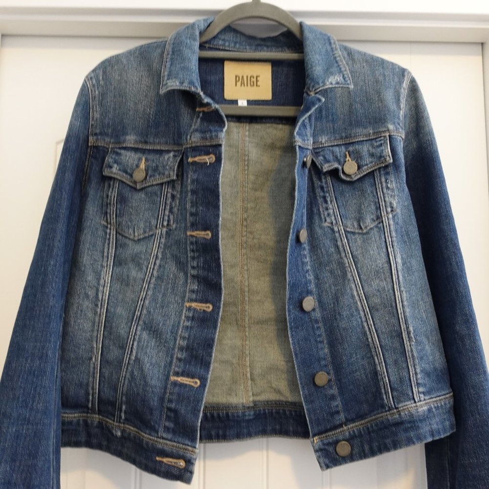 Paige Demin Jacket Side Large